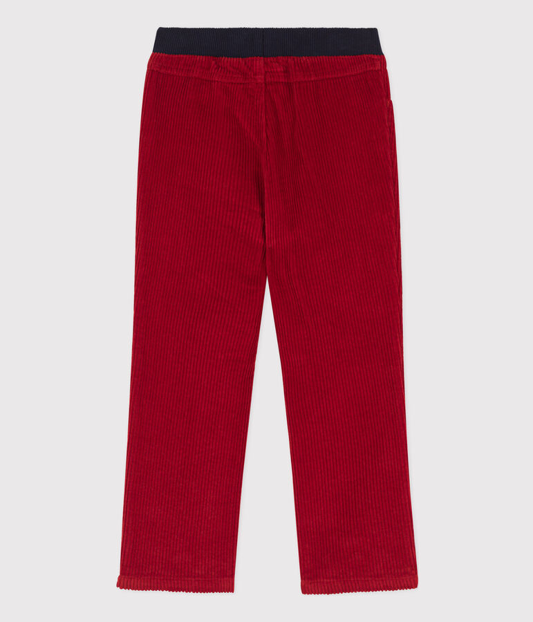 Kinder-Cordhose in Regular-Fit-Passform f&uuml;r Jungen rot