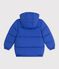 Einfarbige Kinder-Winterjacke blau