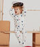 Baby-Strampler aus gedoppeltem Jersey für Jungen weiss MARSHMALLOW/weiss MULTICO