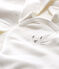 Set mit Badetuch und Baby-Kuscheltier aus Bouclé-Frottier und Doppeljersey. weiss MARSHMALLOW/weiss MULTICO