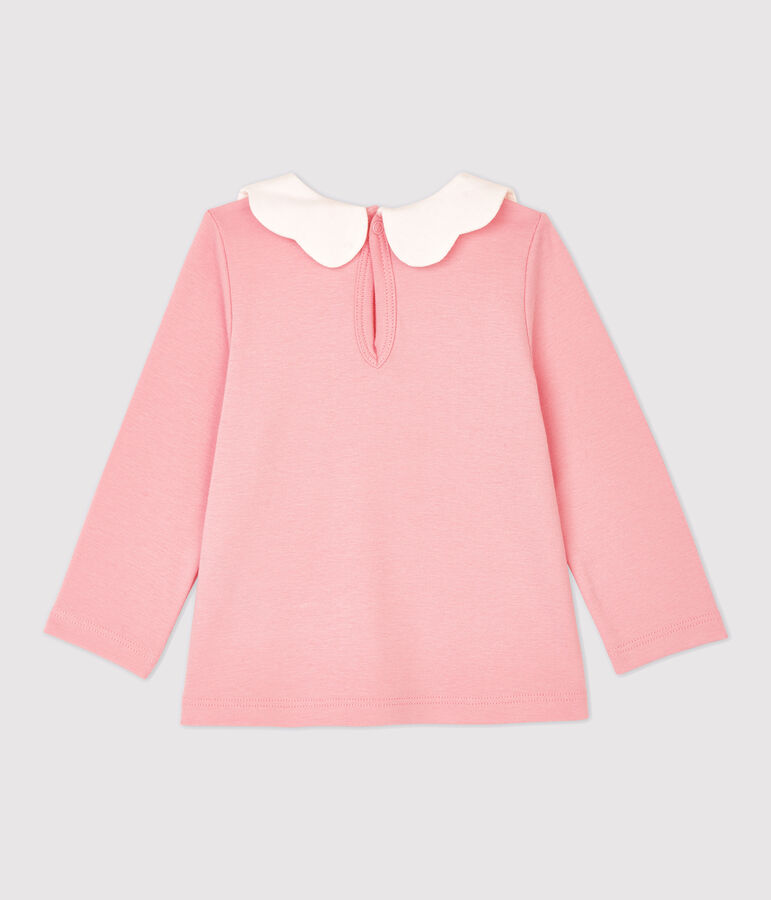 Baby-Bluse aus Baumwolle rosa
