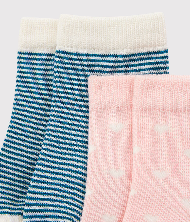 2er-Set Baby-Socken vielfarbig