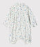 Baby-Overall aus Windelstoff für Mädchen weiss MARSHMALLOW/weiss MULTICO