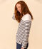 Streifenshirt aus Baumwolle für Damen weiss MARSHMALLOW/blau SMOKING