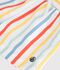 Baby-Badeshorts mit Streifen weiss/vielfarbig