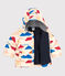 Bedruckter Baby-Anorak weiss AVALANCHE/ MULTICO