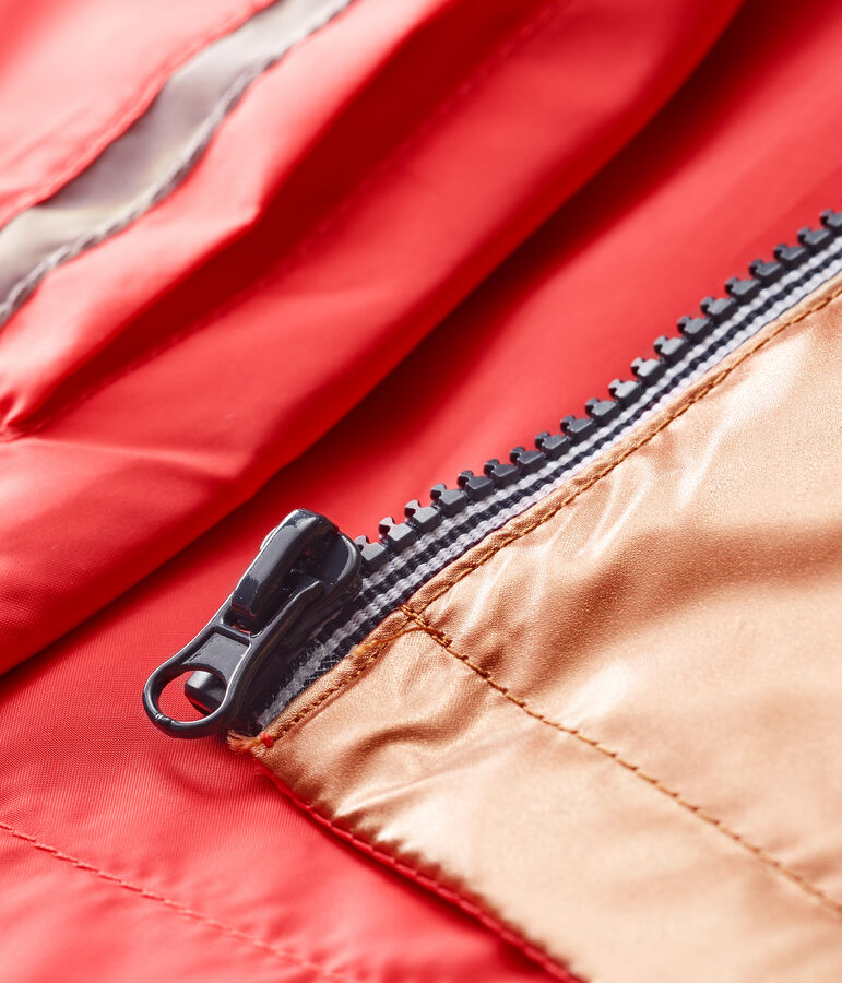 Wendbare winddichte baby-jacke m&auml;dchen rosa/blau