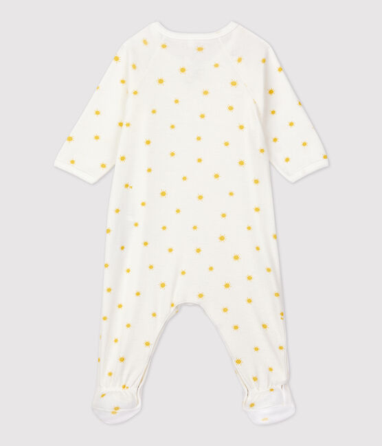 Baby-Strampler aus Bio-Baumwolle weiss MARSHMALLOW/ ORGE