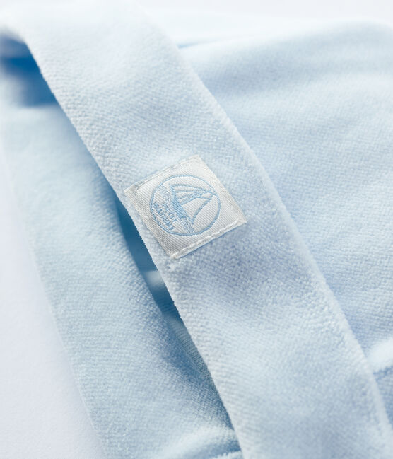 Baby-Mütze aus Bio-Baumwollnicki blau TOUDOU