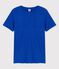 Damen-T-Shirt L’ICONIQUE aus Leinen blau DELFT