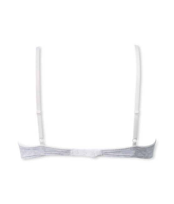 Mädchen BH mit Pünktchenmuster grau POUSSIERE/weiss LAIT