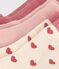 3er-Set Baby-Socken aus Baumwolle mit Herzmotiv variante 1