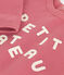 Baby-Sweatshirt aus Molton rosa ROSEWOOD