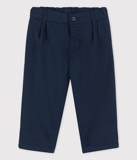 Baby-Hose aus Serge-Stoff blau SMOKING