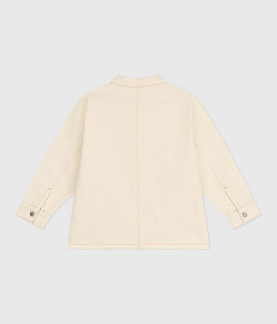 Kinder-Jeansjacke einfarbig  naturfarben MILK