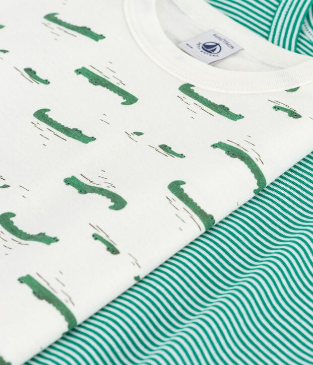 Set kurz&auml;rmelige Kinder-T-Shirts aus bedruckter Baumwolle vielfarbig