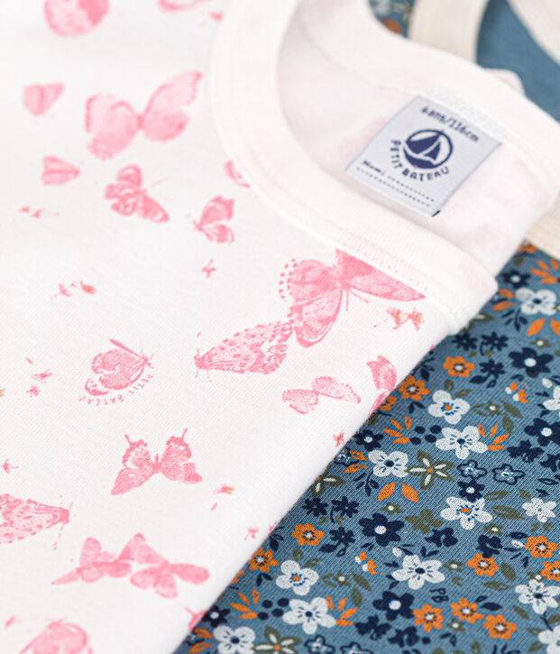 2er-Set Kinder-Pyjamas aus Baumwolle vielfarbig