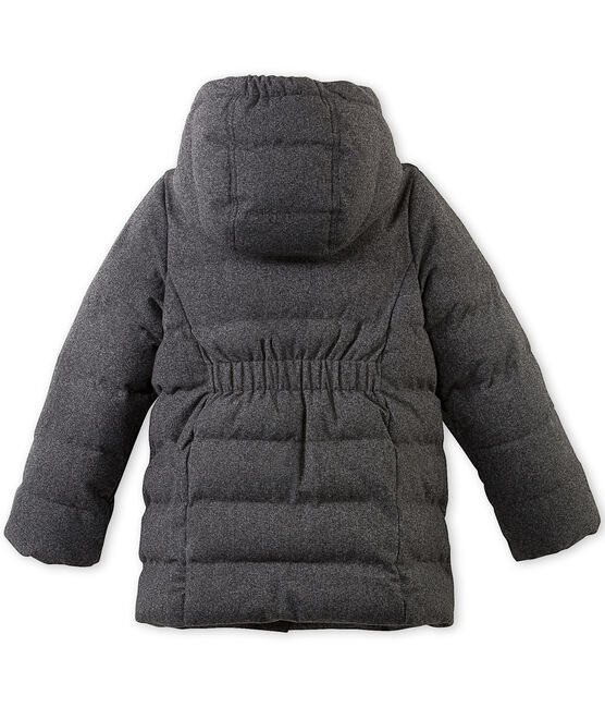 Mädchen-Winterjacke aus wasserabweisendem Flanell grau SUBWAY CHINE