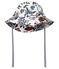 Baby-capeline gemustert und gewachst mädchen weiss MARSHMALLOW/weiss MULTICO