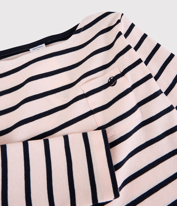 Kinder-T-Shirt aus Baumwolle M&auml;dchen &ndash; Jungen rosa