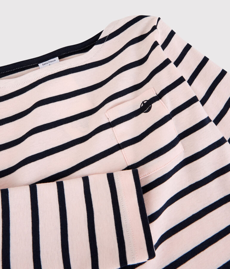 Kinder-T-Shirt aus Baumwolle M&auml;dchen &ndash; Jungen rosa