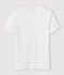 Eng anliegendes T-Shirt mit V-Ausschnitt aus Baumwolle für Damen weiss ECUME