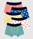 5er-Set Boxershorts aus Bio-Baumwolle für Jungen