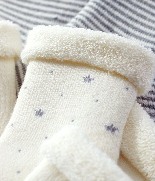 3er-Set Stricksocken f&uuml;r Babys vielfarbig