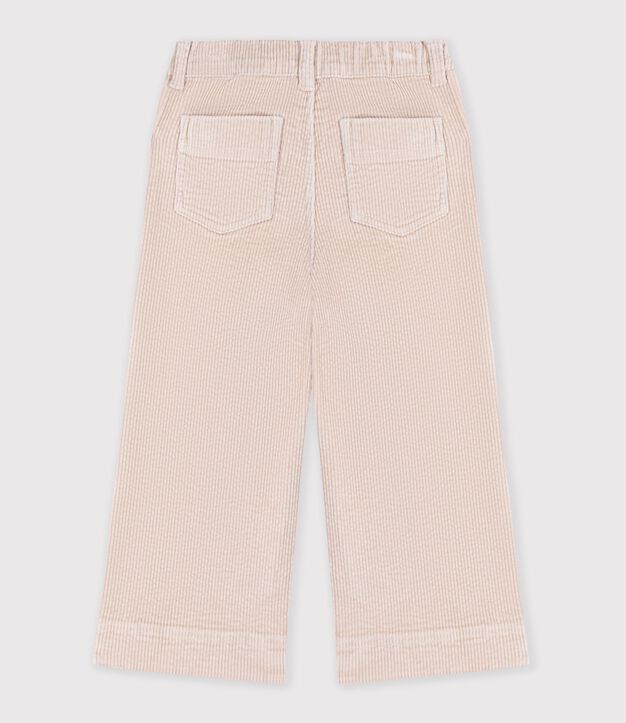 Kinder Wide Leg-Hose aus Feincord GESSO