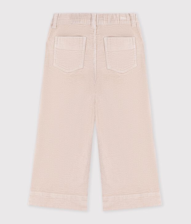 Kinder Wide Leg-Hose aus Feincord GESSO
