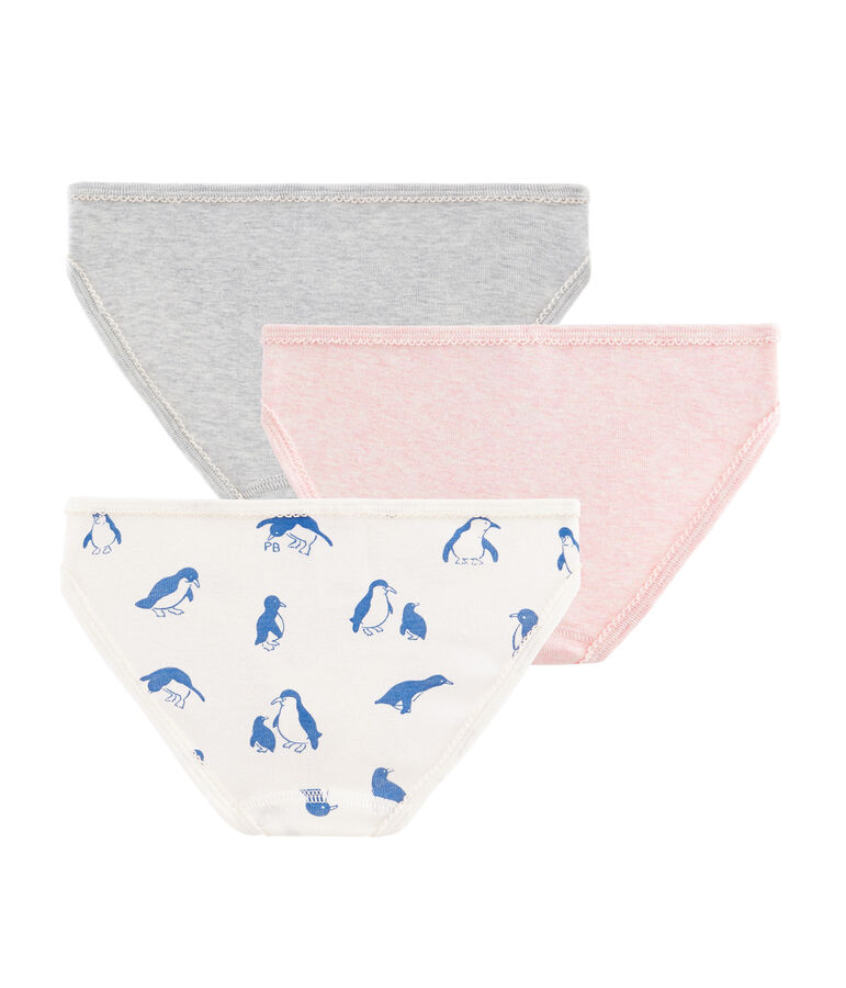 3er-Set Unterhosen f&uuml;r kleine M&auml;dchen vielfarbig