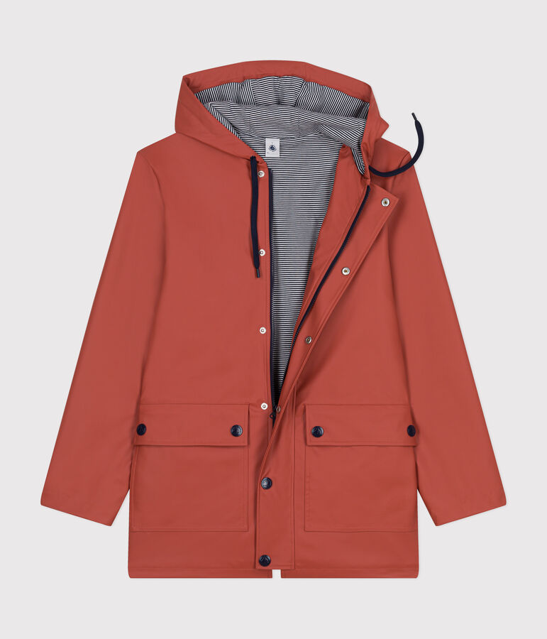 Klassische Damen/Herren-Regenjacke braun