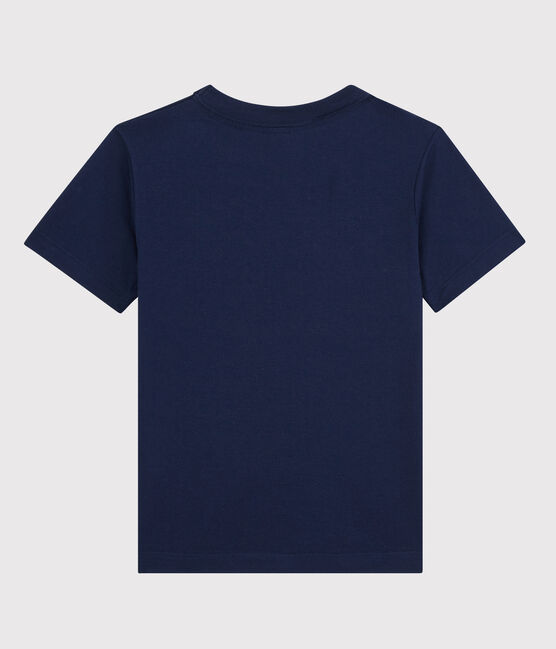 Kurzärmeliges T-Shirt aus Baumwolle für Jungen blau MEDIEVAL