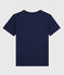 Kurzärmeliges T-Shirt aus Baumwolle für Jungen blau MEDIEVAL
