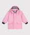 Ikonische Baby-Regenjacke einfarbig rosa