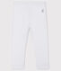 Einfarbige Baby-Legging aus 1x1-Rippstrick für Mädchen