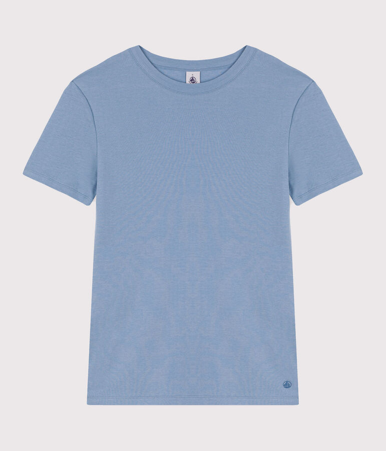 T-Shirt L&rsquo;ICONIQUE aus Baumwolle mit rundem Ausschnitt f&uuml;r Damen blau