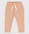 Babyhose aus einfarbigem Molton beige VINTAGE