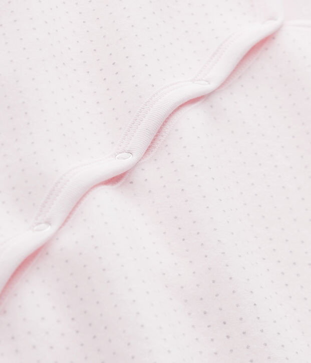M&auml;dchen-Overall aus Fleece rosa/grau