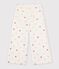 Kinder Wide Leg-Hose aus Baumwolle naturfarben/vielfarbig