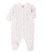 Bedruckter Baby-Mädchen-Strampler aus gedoppeltem Jersey