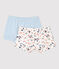 2er-Set Shortys aus Bio-Baumwolle mit Paris-Print für Mädchen variante 1