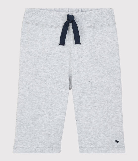 Kinder-Bermuda aus Jersey für Jungen grau POUSSIERE CHINE