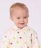 Langer Baby-Overall aus Baumwolle mit Herzmotiv naturfarben/vielfarbig