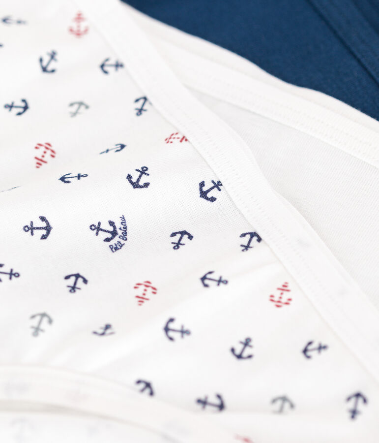 3er-Set Slips aus Baumwolle f&uuml;r Damen vielfarbig