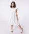 Ärmelloses Kinder-Kleid aus Baumwolle mit Pünktchenmuster weiss MARSHMALLOW/weiss MULTICO
