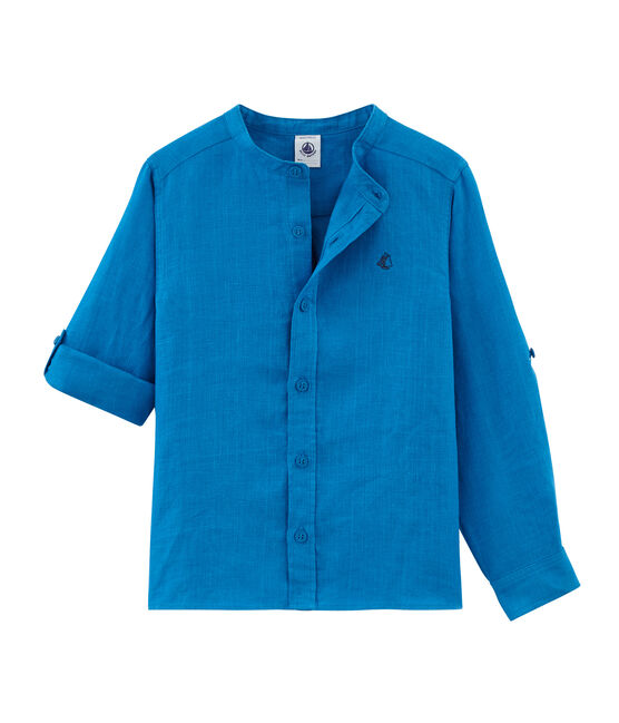 Kinderhemd Jungen blau RIYADH