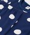 Kinderpyjama aus Bio-Baumwolle mit Pünktchenmuster blau MEDIEVAL/weiss MARSHMALLOW