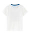 Kurzärmeliges Kinder-T-Shirt Jungen weiss MARSHMALLOW
