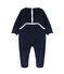 Baby-Strampler mit Samtkragen blau SMOKING